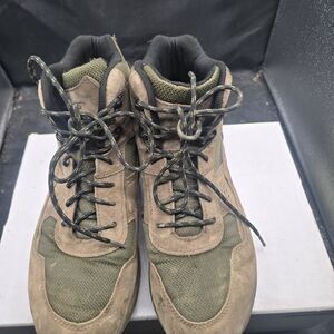 Bates Green and Beige Athletic‎ Shoes